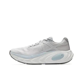 Anta Anti Slip Wear Resistant Low Top Casual Running Shoes Men's Gray White Blue