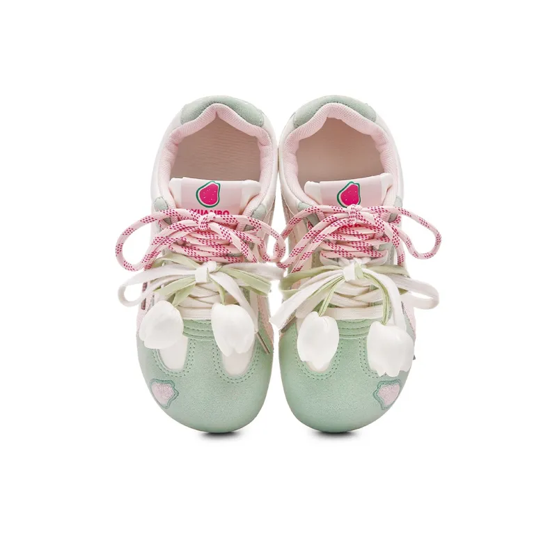 Lovely You Abrasion Resistant, Lightweight, And Breathable Low Top Skateboard Shoes Women's-18