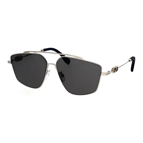FENDI Aviator Sunglasses Men's Silver