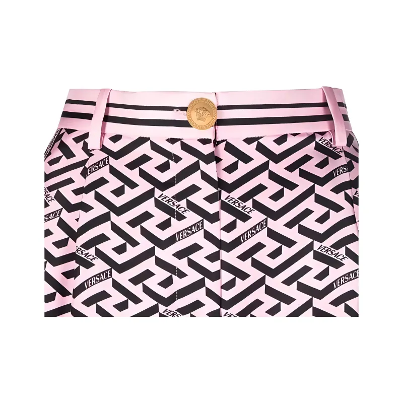 VERSACE Casual Shorts Women's Pink-4