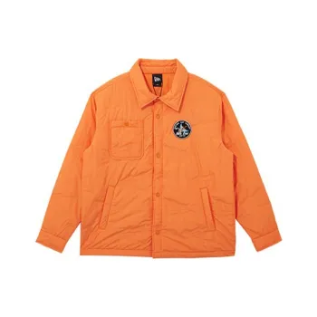New Era Puffer Jacket Unisex Orange