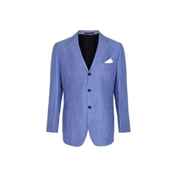 KITON Business Suits Men Blue