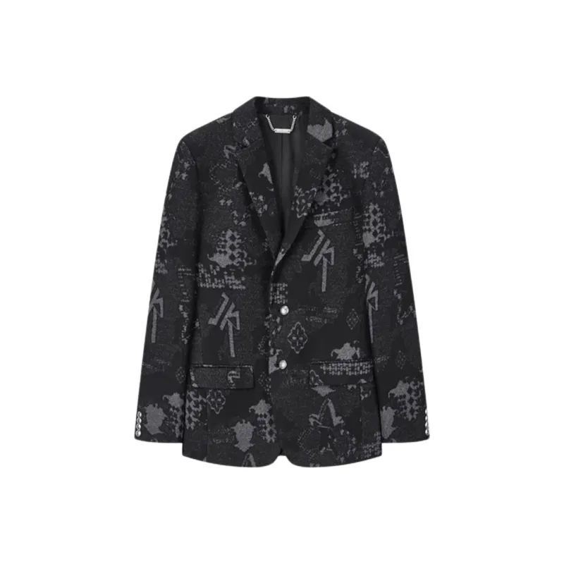 JOHN RICHMOND Business Suit Men's Black Gray-0