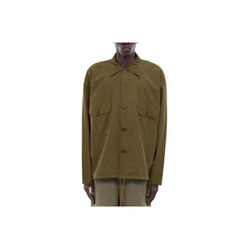 Nanamica Shirts Men Olive