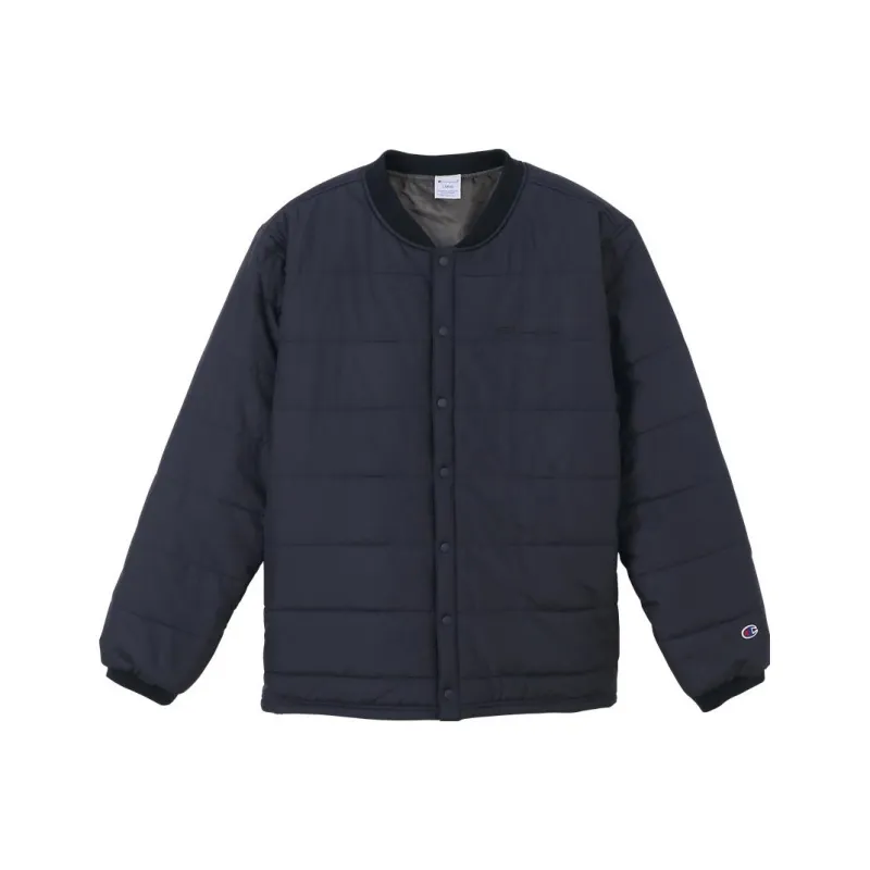 Champion Solid Color Crew Neck Puffer Jacket Japan Version Men's-1