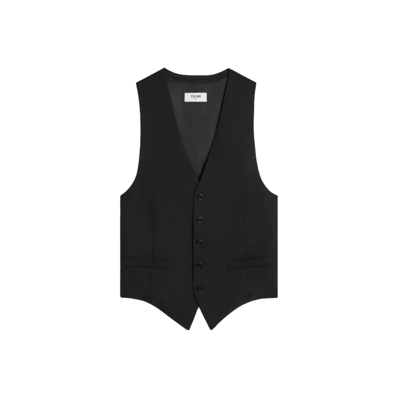 CELINE Vests Men Black-0