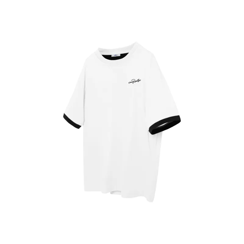 Warrior T Shirt Unisex White & Black-2