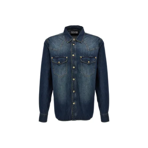 VERSACE JEANS COUTURE Denim Jacket Men's Blue