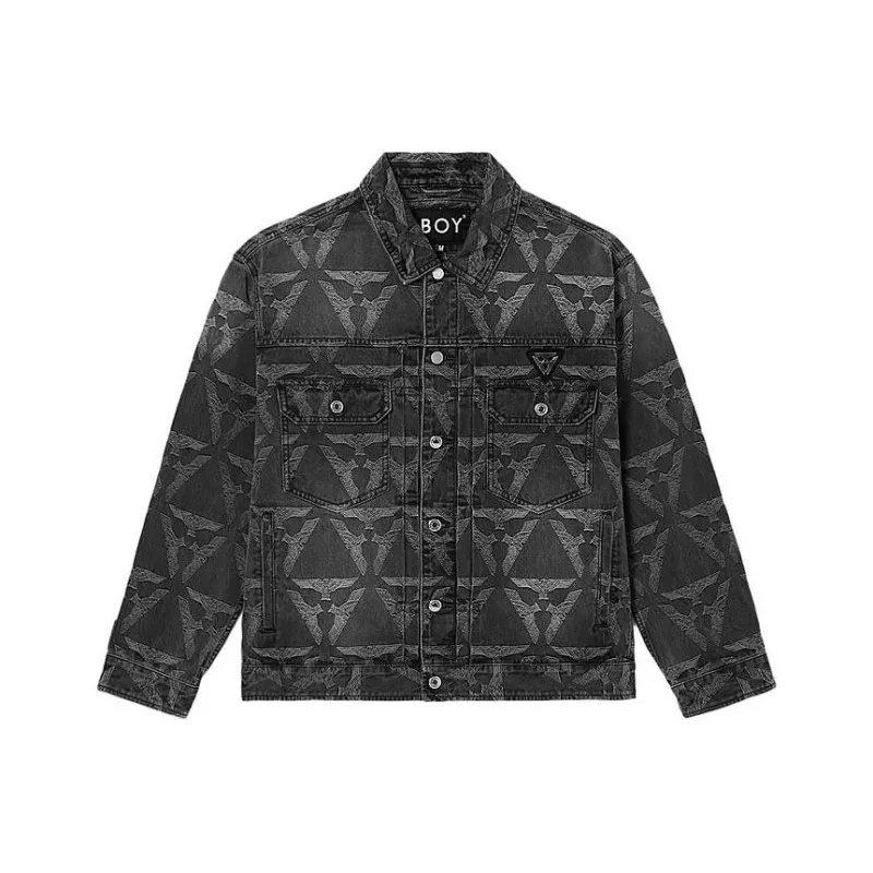 Boy London Denim Jacket Men's Black-0