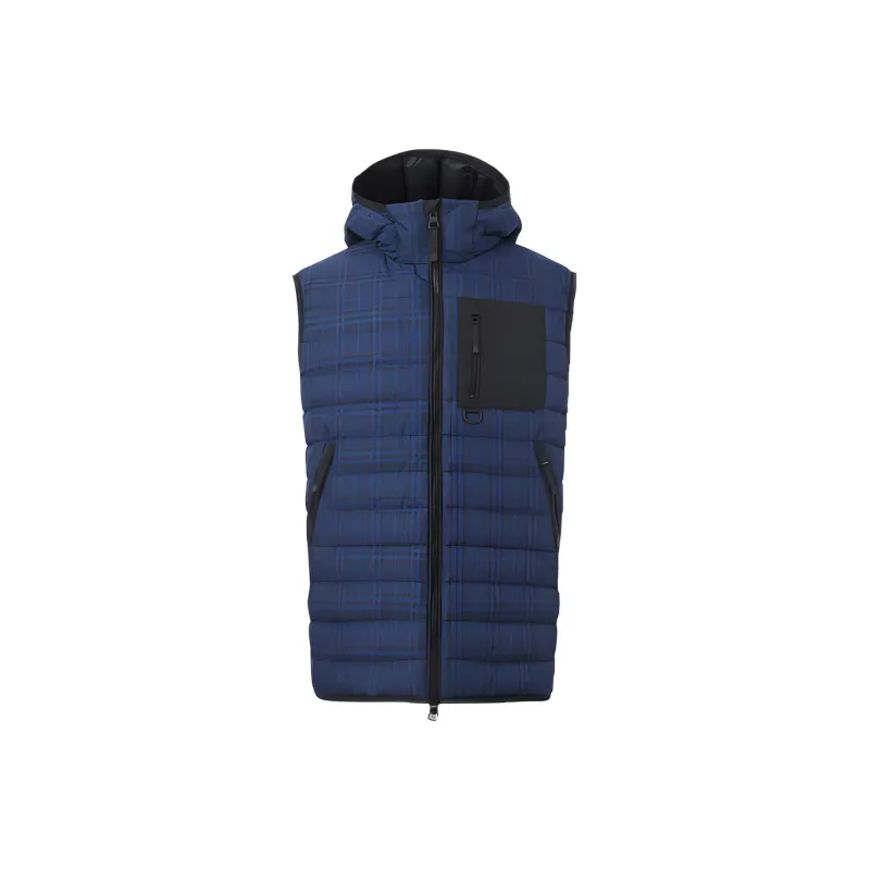 Burberry Check Print Padded Down Vest-0