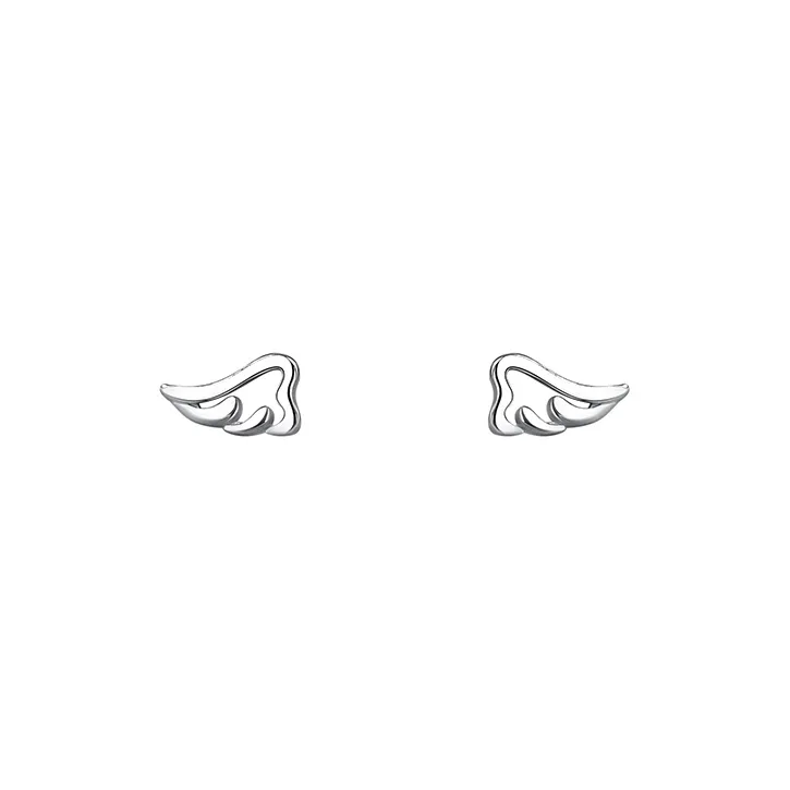 CAREBEARS 999 Fine Silver Stud Earrings Women's-0