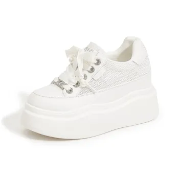 ΛOLUNKΛ Slip Resistant Low Top Skateboard Shoes Women's