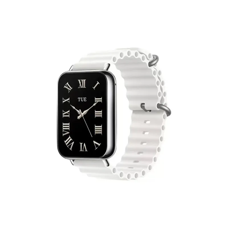 MUZHITIANKONG Xiaomi Red Beige Compatibility Watch Band 21CM Silicone Material-5