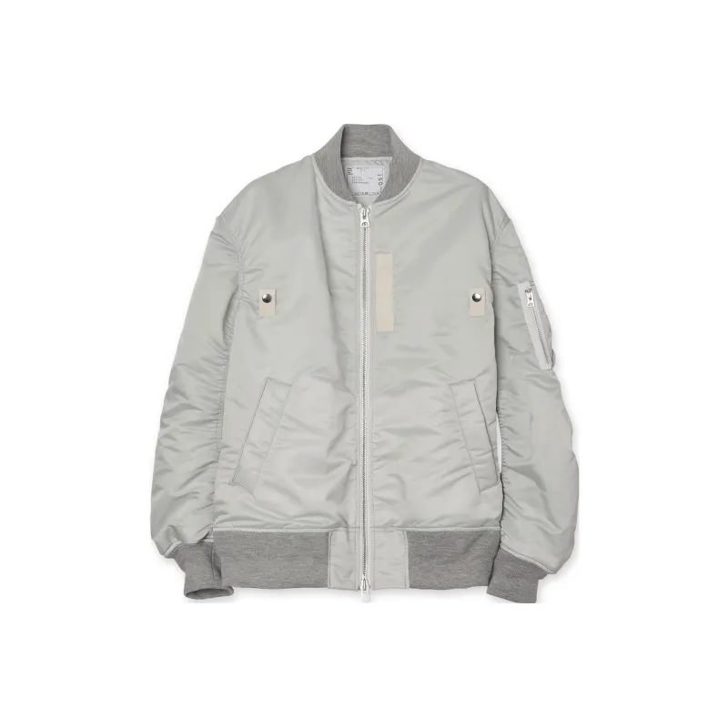 Sacai Zip-up Puffer Bomber Jacket-0