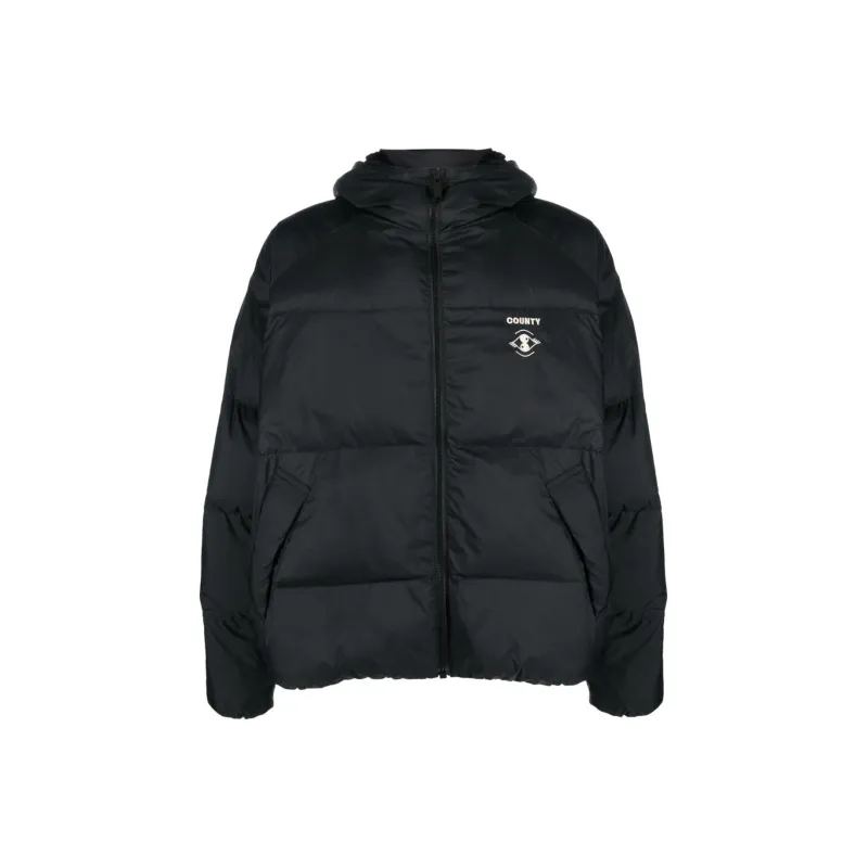 Marcelo Burlon Logo-embroidered Puffer Jacket-0