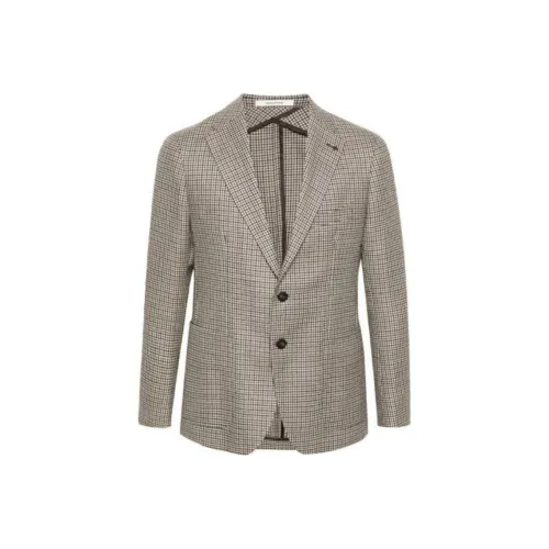 Tagliatore Montecarlo Houndstooth Single Breasted Blazer