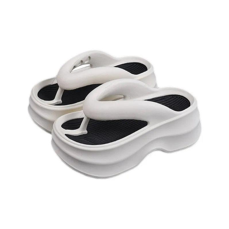 NAIHUO EVA Platform Flip Flops For Women's Summer Fashion, Soft And Springy Sensation, Slippers-3