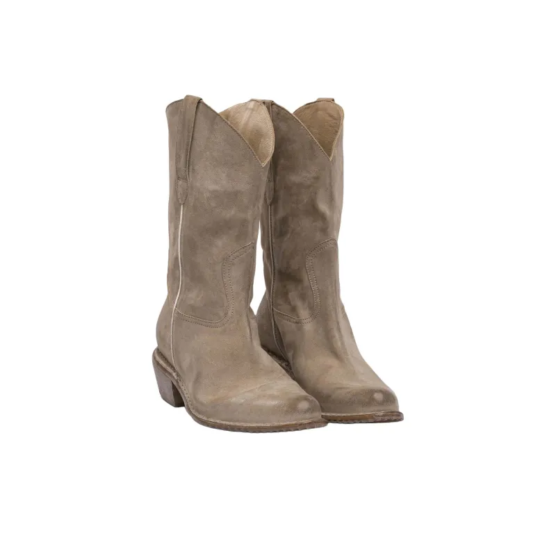 MOMA Ankle Boots Women's Brown-2