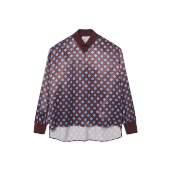 LACOSTE Sweatshirt Unisex Bordeaux Red/Blue