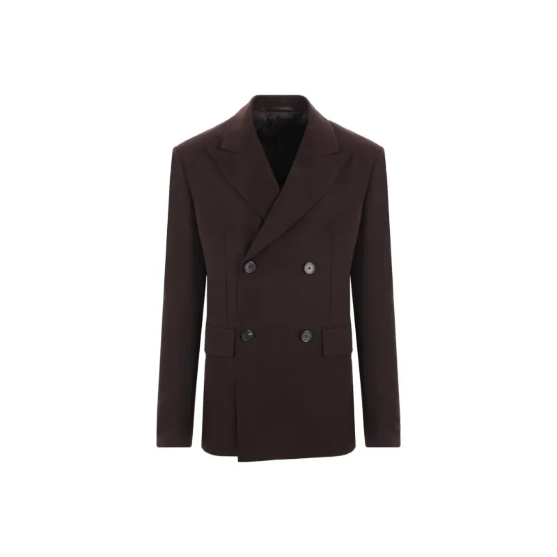 PRADA Double Breasted Tailored Blazer-0