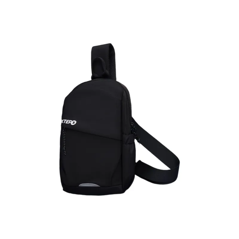 XTEP Chemical Fiber Bag Unisex Black-1