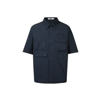 GUUKA TECH Shirt Men's Navy Blue