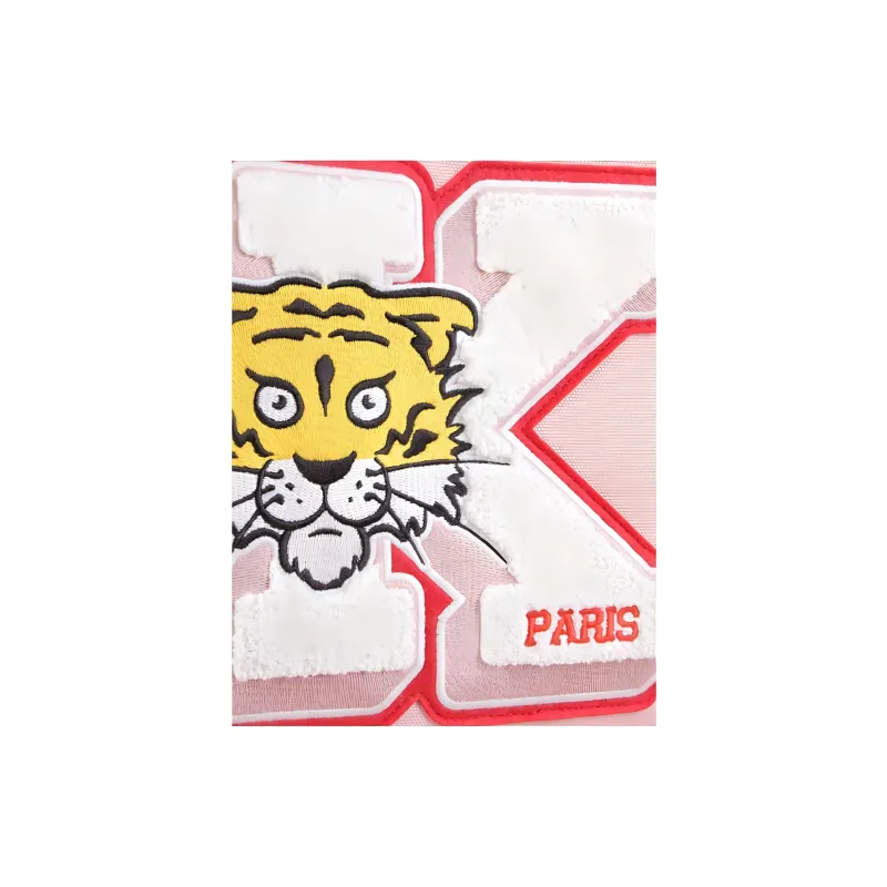 KENZO Kids Logo-patch Colour-block Backpack-3