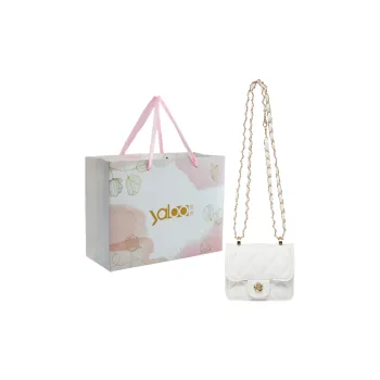 Yalu PU Shoulder Bag, Crossbody Bag Unisex White/Black/Pink/Orange/Khaki