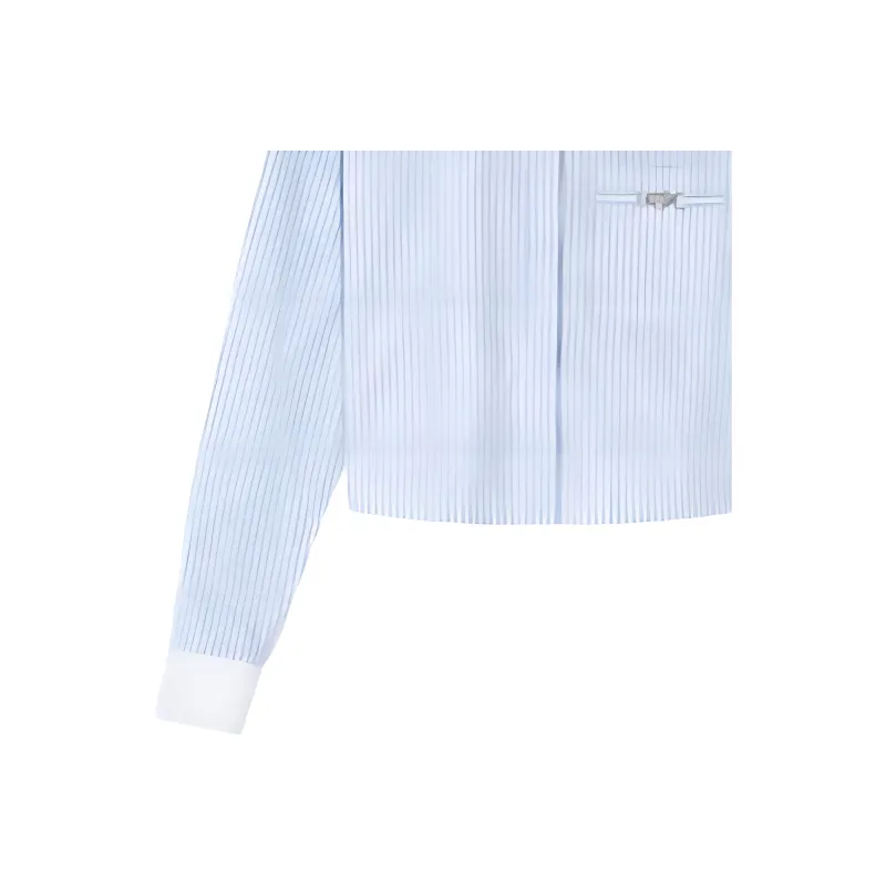 VERSACE Shirt Women's Light Blue-3