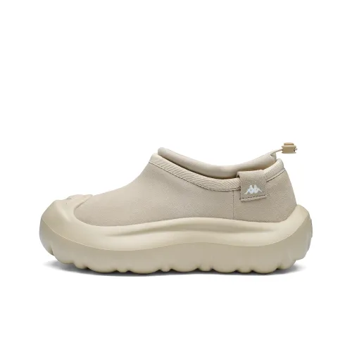Kappa Anti Slip Wear Resistant Low Top Casual Shoes Women's Gray Khaki