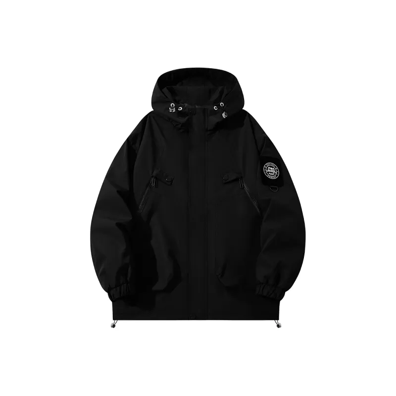 Jeep Outdoor Hiking Waterproof And Windproof Windbreaker Jacket Trench Coat Unisex-4