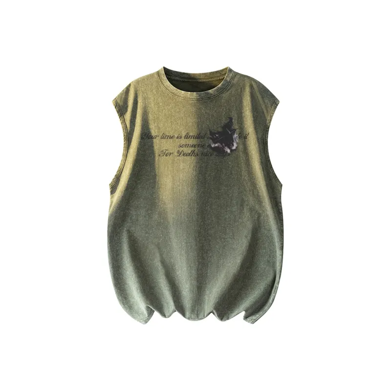 Qnxeey Tank Tops Unisex-7