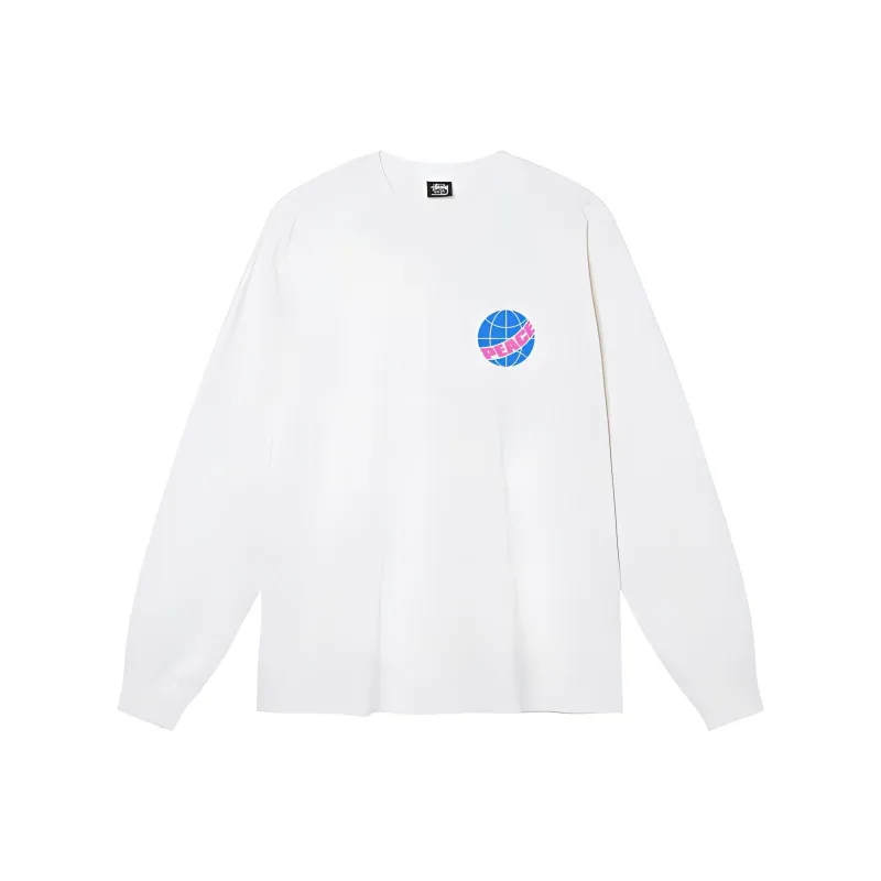 Stussy Global Peace Pigment Dyed Long Sleeve Tee-3