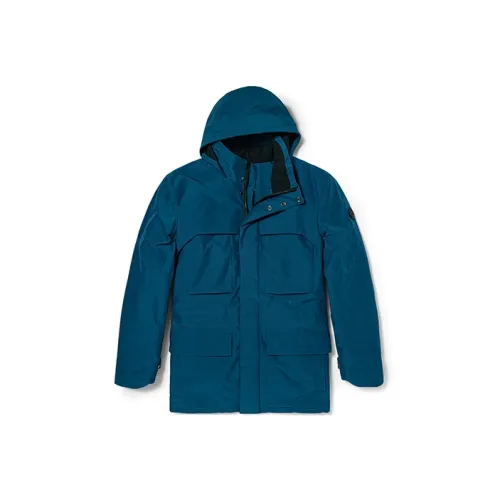 Timberland Puffer Jacket Men's Medium Blue