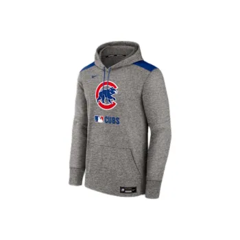 Nike Chicago Cubs Authentic Collection Men's Nike Therma Mlb Pullover Hoodie