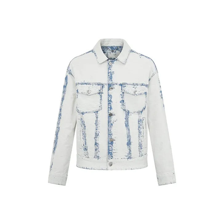 RARE Denim Jackets & Coats Men's White Blue-0