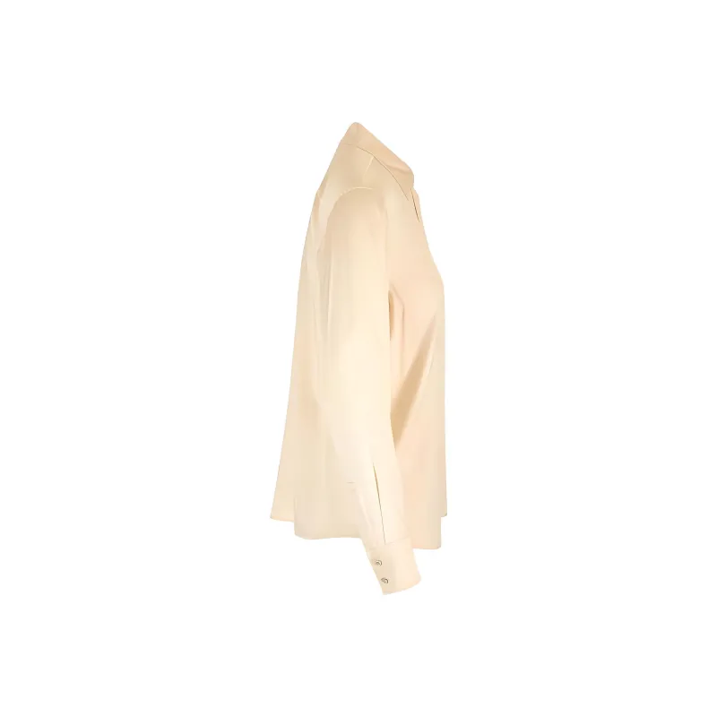 MaxMara Studio Baden Curved Hem Long Sleeved Top-2