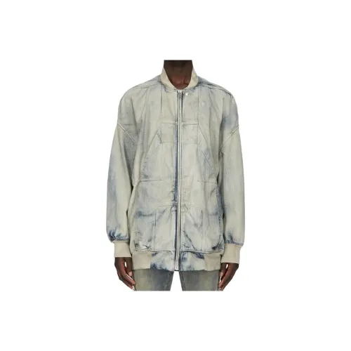 Rue St Guillaume zip jacket SS24 Denim Jacket Men's Sky Color