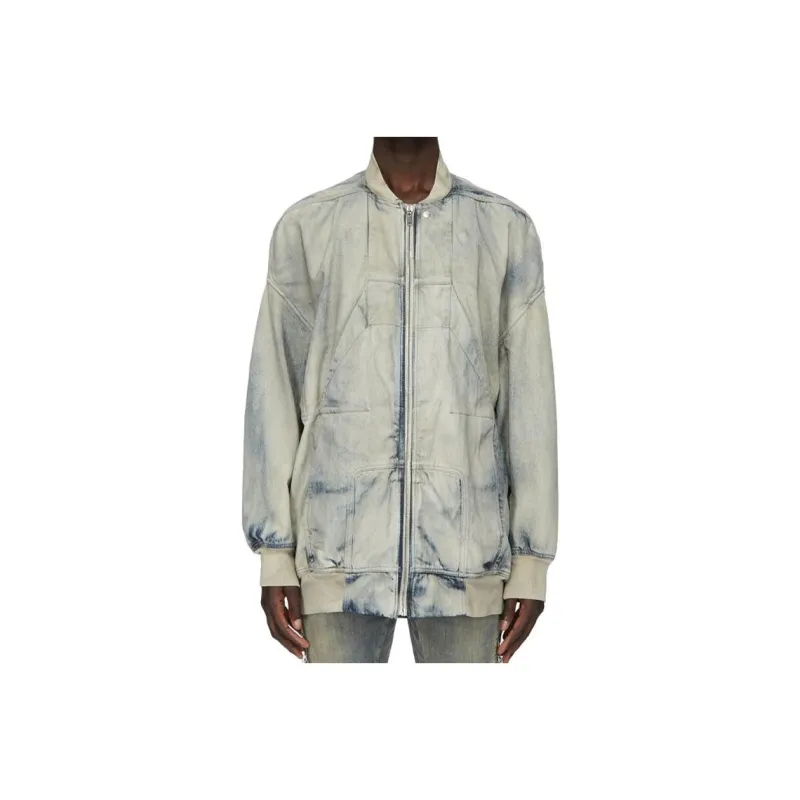 Rick Owens DRKSHDW SS24 Denim Jacket Men's Sky Color-0