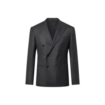 LOUIS VUITTON Double-Breasted Cashmere And Wool Blend Pont Neuf Jacket