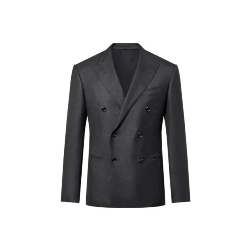 LOUIS VUITTON Double Breasted Cashmere And Wool Blend Pont Neuf Jacket-0