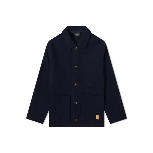 A.P.C We11done jackets Coats Men's Marine Blue