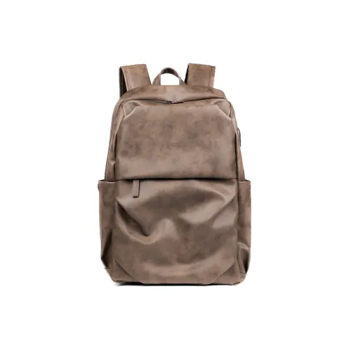 VIHUS Synthetic Leather Backpack Men's Multicolor