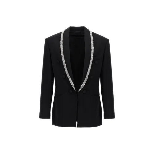 BALMAIN Grain De Poudre Embroidered Collar Jacket