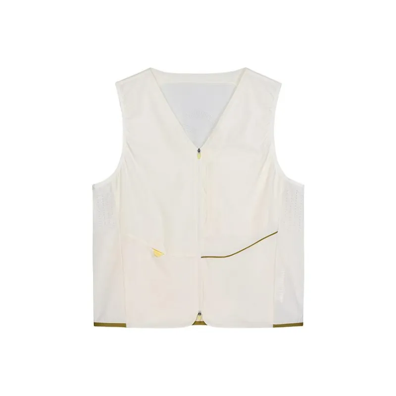Anta Vest Unisex Tidal Cloud White-0