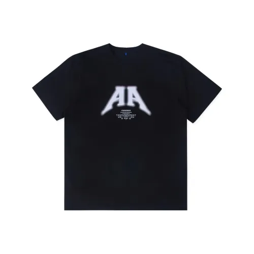 ADER ERROR Drop Shoulder Sleeve T-Shirt Men's Black
