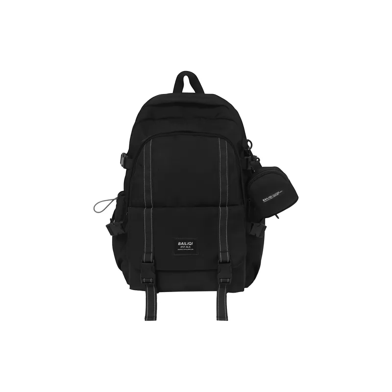 Cwatcun Nylon Backpack Unisex White/Pure Black/Black & White-3