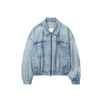 Alexander Wang Denim Bomber Jacket