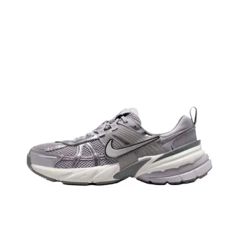Nike V2K Run Anti Slip Wear Resistant Low Top Casual Running Shoes Women's Gray