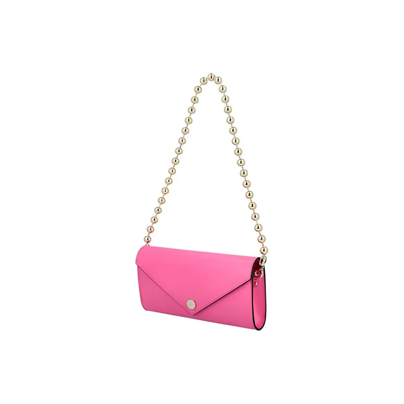 GANNI Recycled Leather Wallet Women's Pink-3